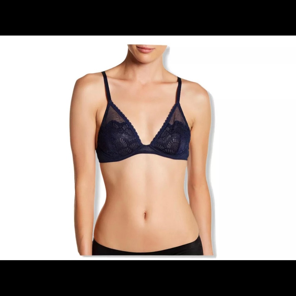 NWT Free People Intimately Lace Sheer Triangle Bra